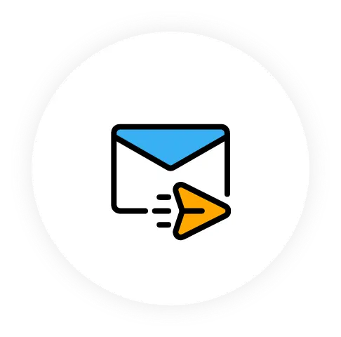 申請書および添付資料を電子メールで提出